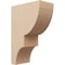 Ekena Millwork 7"W x 14"D x 21"H Classic Ridgewood Rough Cedar Woodgrain TimberThane Corbel, Primed Tan CORUR07X14X21RIDRCPR - alternate 1
